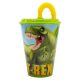 Dinozaur T-Rex paie pahar, plastic 430 ml