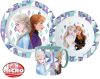 Disney Regatul de gheață Ice Magic set veselă, Micro set de plastic cu cană 265 ml