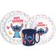 Disney Lilo și Stitch Palms set veselă, Micro set de plastic cu cană 265 ml