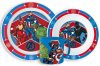 Avengers Army set veselă, Micro set de plastic cu cană 265 ml