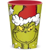Grinchul Christmas Mischief pahar din plastic 260 ml