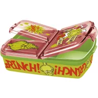   Grinchul Christmas Mischief cutie de prânz cu mai multe compartimente, cutie pentru sandvișuri