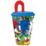 Sonic Ariciul Pahar cu pai Adventure, plastic 430 ml