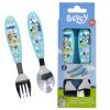 Bluey Yummy set de tacâmuri ergonomice din metal - 2 bucăți