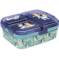   Bluey Leaves caserolă cu mai multe compartimente, cutie sandwich XL