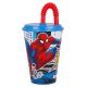 Omul Păianjen Web-Jump pai pahar, plastic 430 ml