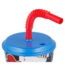 Omul Păianjen Pahar cu pai Streets, Plastic 430 ml