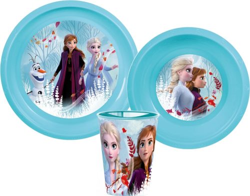 Disney Regatul de gheață set veselă, set din plastic