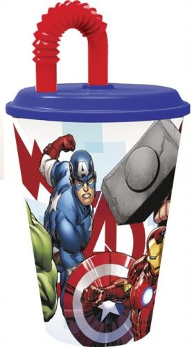 Avengers Pahar cu pai Rolling Thunder, plastic 430 ml