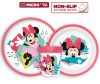 Disney Minnie Being More set antiderapant set veselă, Micro set de plastic