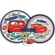 Disney Mașini Stickers set antiderapant set veselă, Micro set de plastic