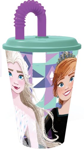 Disney Regatul de gheață Ice Magic paie pahar, plastic 430 ml