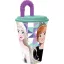Disney Regatul de gheață Pahar cu pai Ice Magic, plastic 430 ml