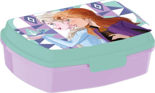 Disney Regatul de gheață Ice Magic Funny cutie de plastic pentru sandvișuri