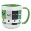 Minecraft Elite cană de porțelan 380 ml (13 oz) în cutie cadou