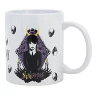   Wednesday Nevermore cana de porțelan de 325 ml (11 oz) în cutie cadou