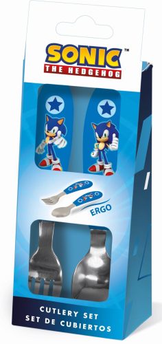 Sonic Ariciul Speed set de tacâmuri ergo metalice - 2 piese