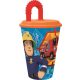 Pompierul Sam Rescue Mission paie pahar, plastic 430 ml