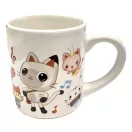 Gabby's Dollhouse Music cană din porțelan 235 ml (8 oz) în cutie de cadou