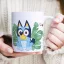 Bluey Leaves ceașcă din porțelan 235 ml (8 oz) Cutie Cadou