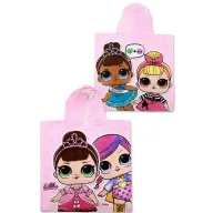 LOL Surprise Crown poncho prosop de plaj bumbac 50x115 cm