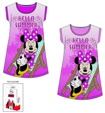 Disney Minnie copii short cămașă de noapte Cutie decorativă 3-8 ani
