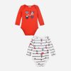 Disney Minnie  body pentru bebeluși, rochie combo set de 2 bucăți