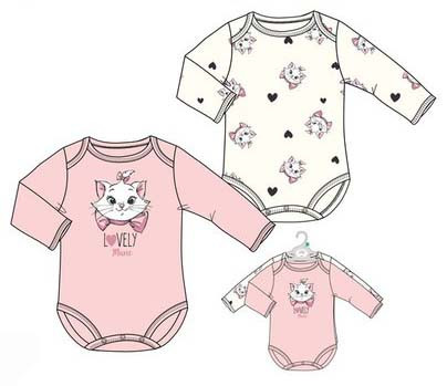 Disney Marie pisoi bebeluși body, combidress set de 2