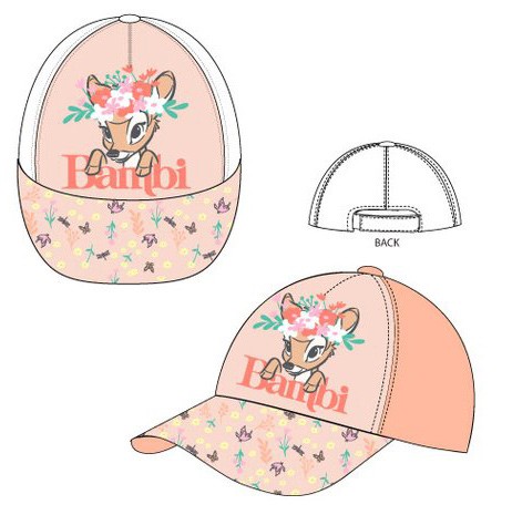 Disney Bambi Blossom bebeluși șapcă de baseball 48-50 cm
