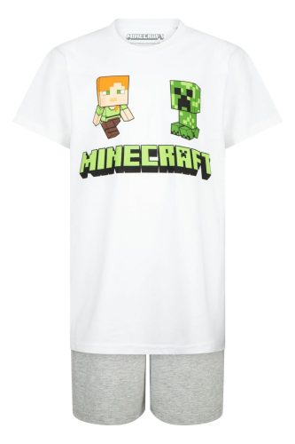 Minecraft copii scurt pijamale 4-12 ani