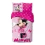 Disney Minnie  Pink Polka Bow set de lenjerie de pat 140×200cm, 65x65 cm