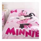 Disney Minnie  Pink Polka Bow set de lenjerie de pat 140×200cm, 65x65 cm
