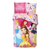   Prințesele Disney Royal Dreams set de lenjerie de pat 140x200cm, 65x65 cm