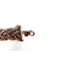 Victoria Brățară rose gold cu mărgele roz