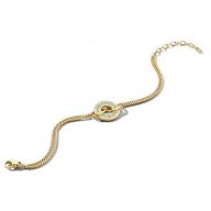 Victoria Brățară aurie cu pietre colorate