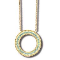 Victoria Lanț din aur cu piatră de acvamarin