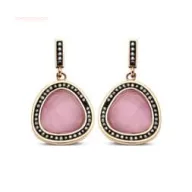 Victoria Cercei roz-aurii cu pietre roz