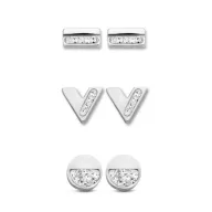 Victoria Set de cercei culoare argintie