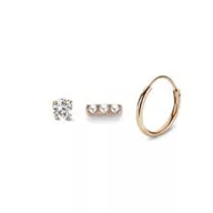 Victoria Cercei rose gold, set de 3