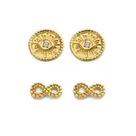 Victoria Set de cercei de culoare aurie