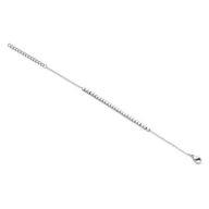 Victoria Brățară Caroiată Argintie