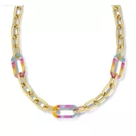 Victoria Colier Colorat Auriu