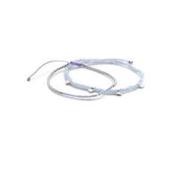   Victoria Brățară cu mărgele <i>love</i> de culoare argintie