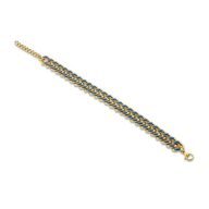 Victoria Brățară aurie cu model albastru