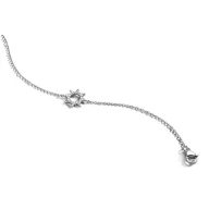 Victoria Brățară de soare din argint cu pietre albe