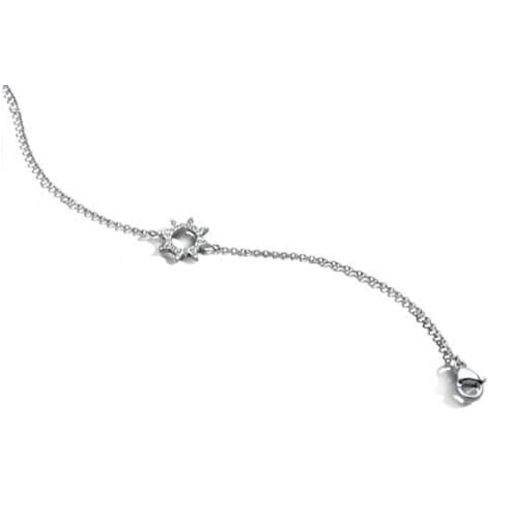 Victoria Brățară de soare din argint cu pietre albe