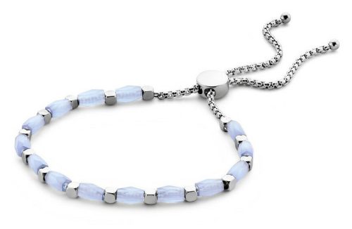 Victoria albastru argintiu brățară cu perle