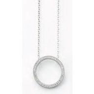 Victoria Lanț Argintiu cu Piatră Albă