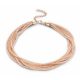 Victoria Colier cu piatră de culoare Rose Gold