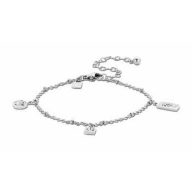 Victoria Brățară argintie cu pietre albe